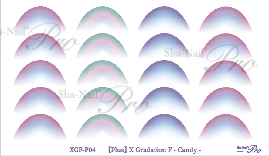 取扱終了 Sha-Nail Plus XGF-P04 X Gradation F -Candy-/エックスグラデーション エフ キャンディ