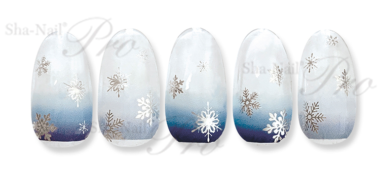 取扱終了 Sha-Nail Plus Plus BS-P02 Blink Snowflakes -Silver-/ブリンク スノーフレークス シルバー