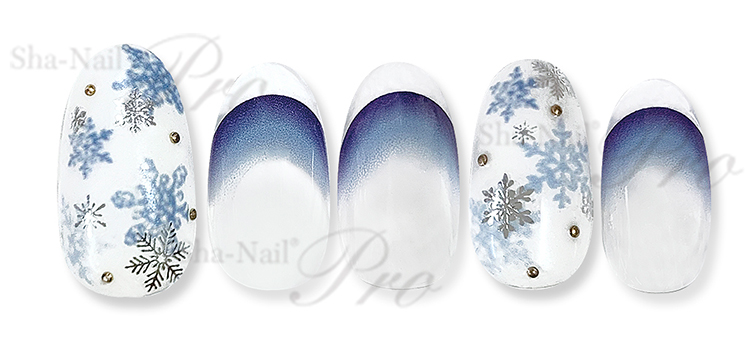 取扱終了 Sha-Nail Plus Plus BS-P02 Blink Snowflakes -Silver-/ブリンク スノーフレークス シルバー