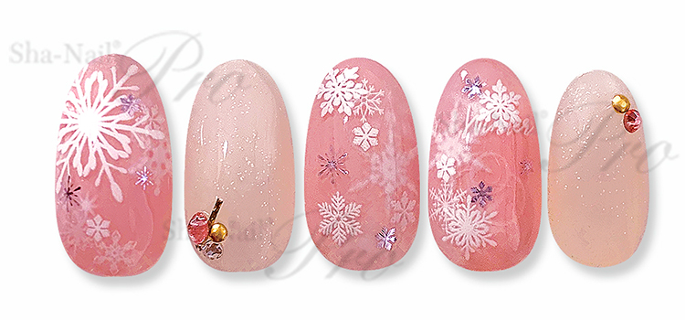 取扱終了 Sha-Nail Plus BS-P03 Blink Snowflakes -Amethyst-/ブリンク スノーフレークス アメジスト
