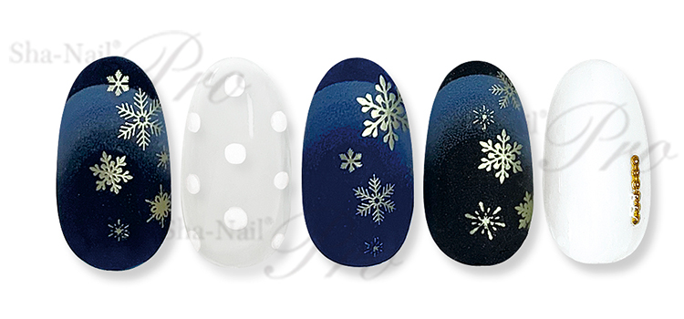 取扱終了 Sha-Nail Plus BS-P04 BlinkSnowflakes-ChampagneGold-/ブリンク スノーフレークス シャンパンゴールド