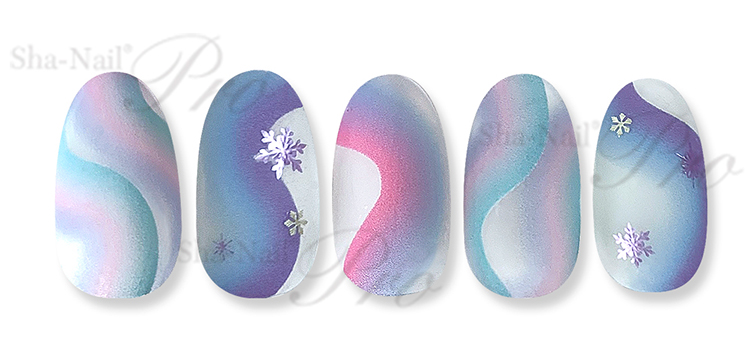 取扱終了 Sha-Nail Plus BS-P04 BlinkSnowflakes-ChampagneGold-/ブリンク スノーフレークス シャンパンゴールド