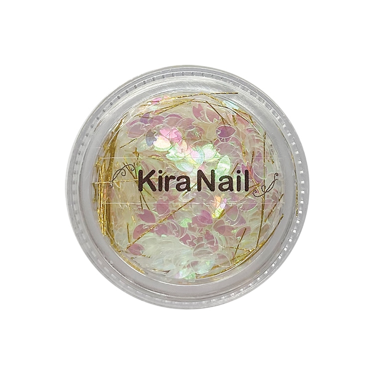 KiraNail HOLOGRAM さくら花びら ケース入 オーロラ