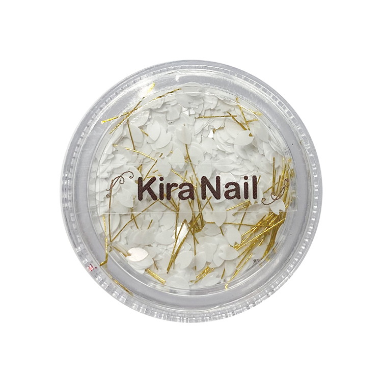 KiraNail HOLOGRAM さくら花びら ケース入 ホワイト