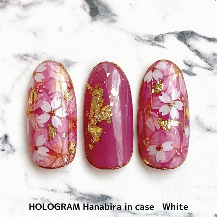 KiraNail HOLOGRAM さくら花びら ケース入 ホワイト