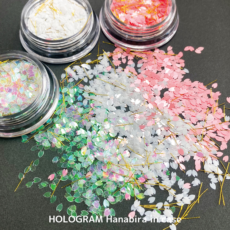 KiraNail HOLOGRAM さくら花びら ケース入 ホワイト