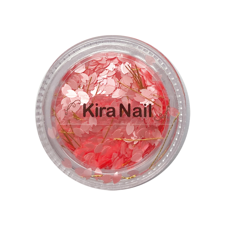 KiraNail HOLOGRAM さくら花びら ケース入 ピンク