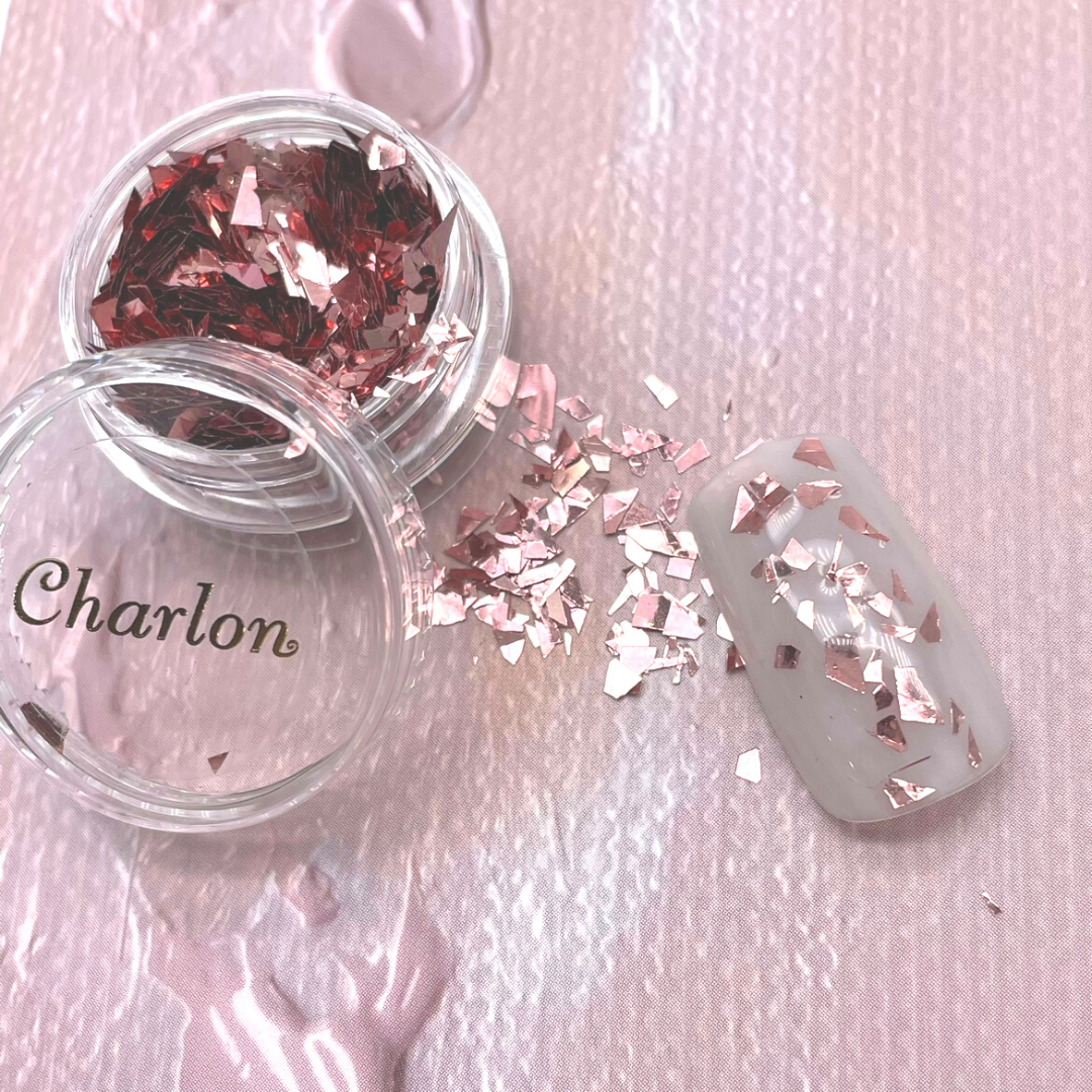 Charlon ミラーホロ ローズ乱切り