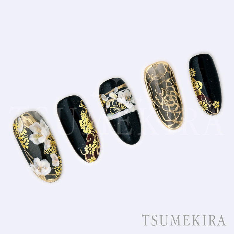 取扱終了 TSUMEKIRA 高木政志 プロデュース 乙女花 gold SG-TAK-002 (ジェル専用)