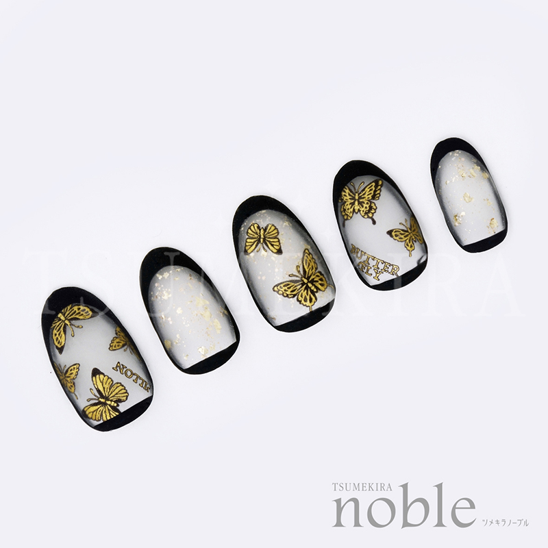 取扱終了 TSUMEKIRA noble アンティークバタフライ NO-ABF-001