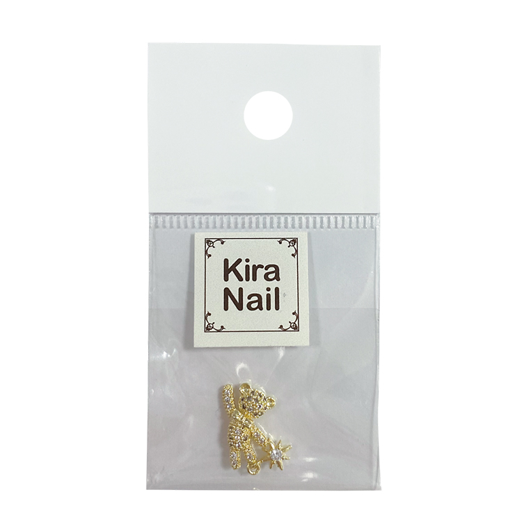 KiraNail フライイングベア  ゴールド