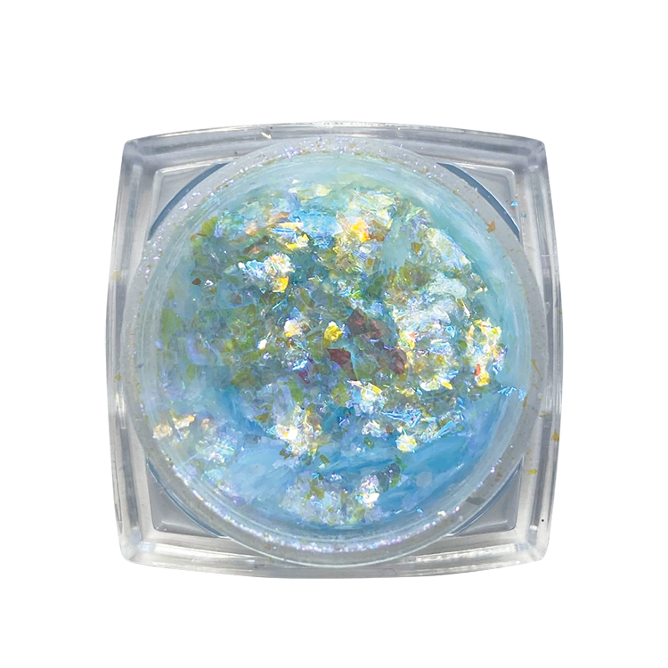 KiraNail Marblissnailプロデュース marbliss shiny aurora flake ライトブルー