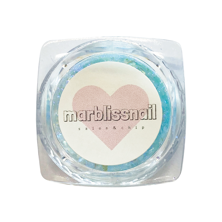 KiraNail Marblissnailプロデュース marbliss shiny aurora flake ライトブルー