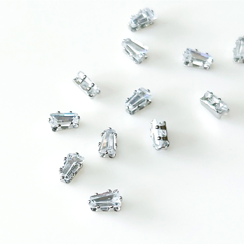 Bonnail アンプティプビジューシルバー テーパーバゲット