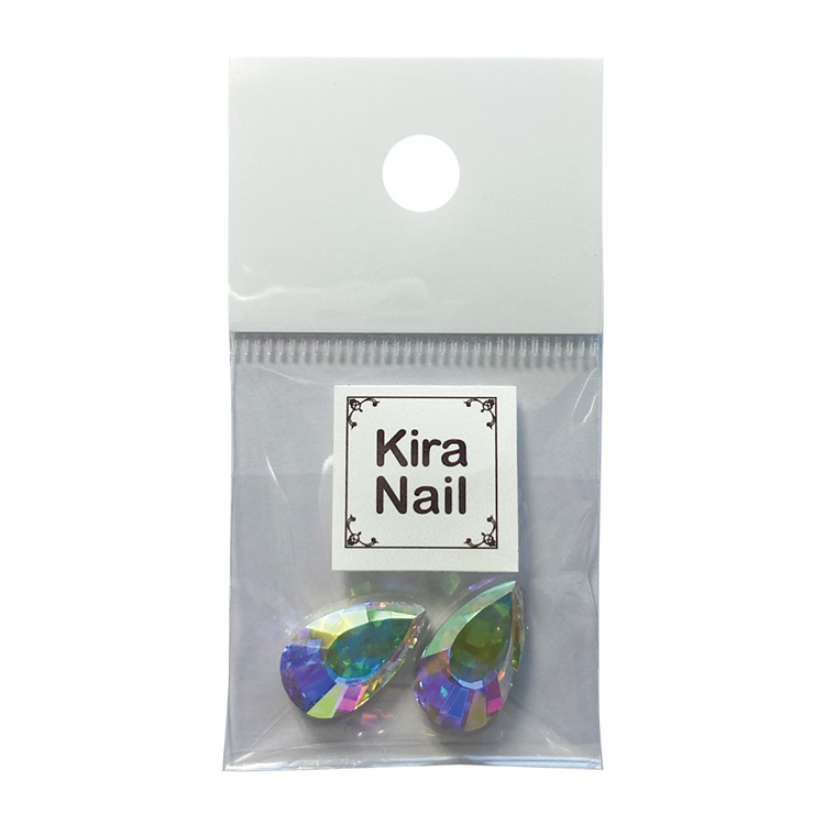 生産終了 KiraNail グロスドロップストーン クリスタルオーロラ 2個入