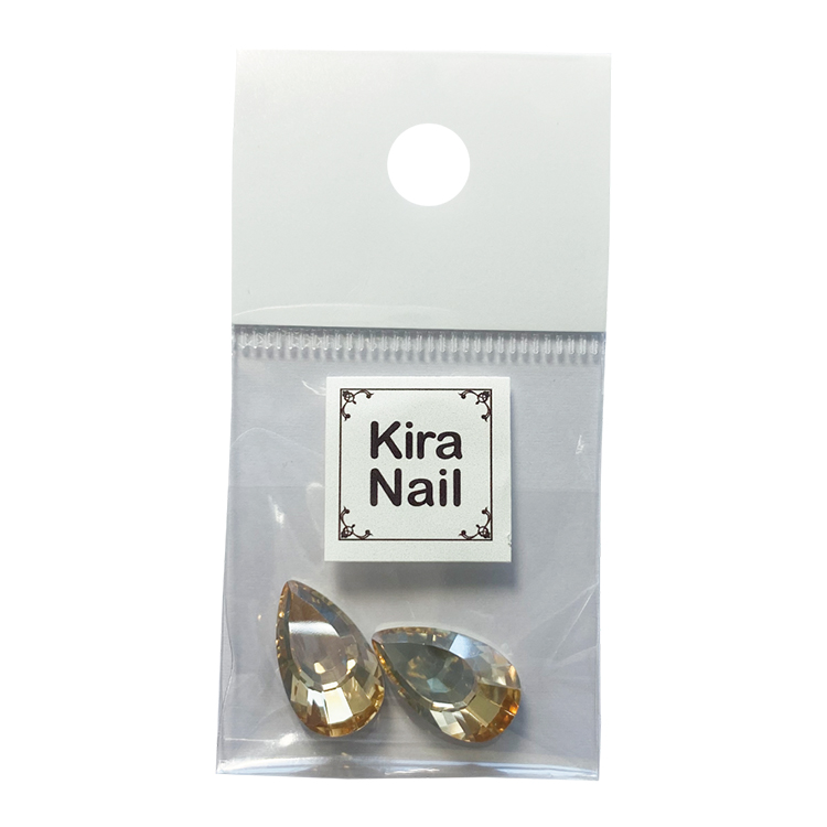 KiraNail グロスドロップストーン シャンパン 2個入