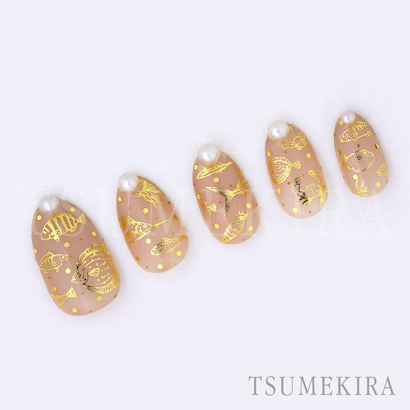 取扱終了 TSUMEKIRA DAISY プロデュース fish gold SG-DAI-027