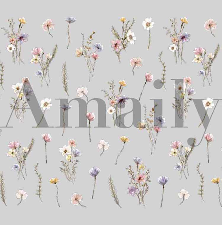Amaily ネイルシール No.1-44 フローラルブーケ
