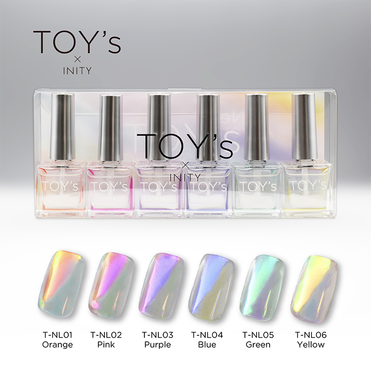 TOY's × INITY ニューオーロラリキッド 6色セット | Nail Labo Online