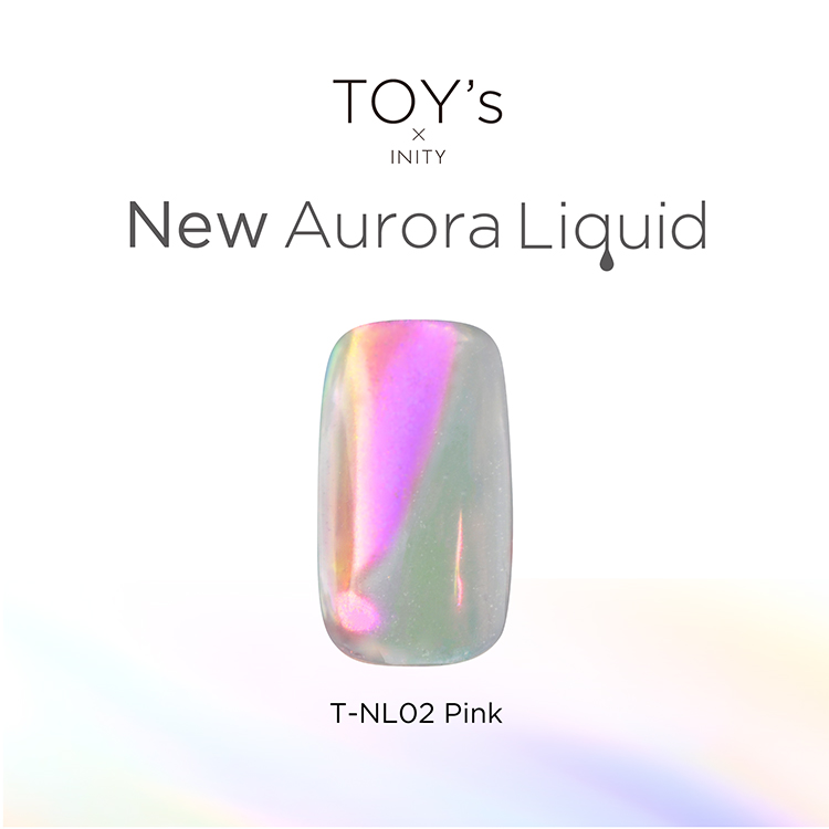 TOY's × INITY ニューオーロラリキッド ピンク | Nail Labo Online