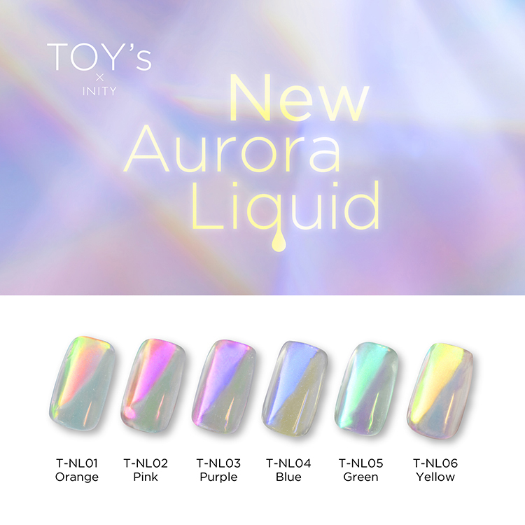 TOY's × INITY ニューオーロラリキッド ピンク | Nail Labo Online