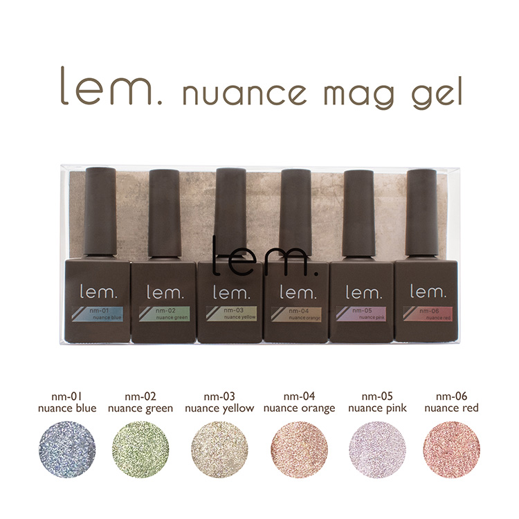 lem. ニュアンスマグジェル 6色セット | Nail Labo Online Shop ...