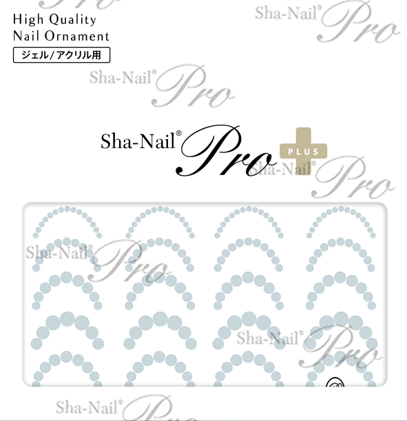 取扱終了 Sha-Nail Plus CHIHO-PFD02 Frenchpd dots -White-