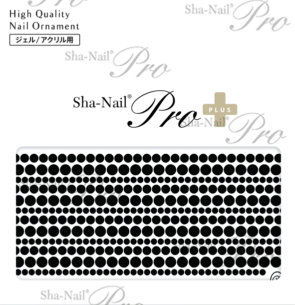 取扱終了 Sha-Nail Plus CHIHO-PSD01 French.S pd dots -Black-