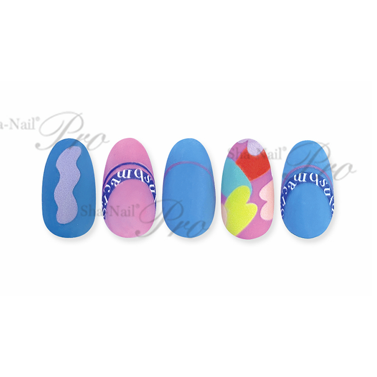 取扱終了 Sha-Nail French FR-CLB Color Line Blue/フレンチ カラーライン ブルー