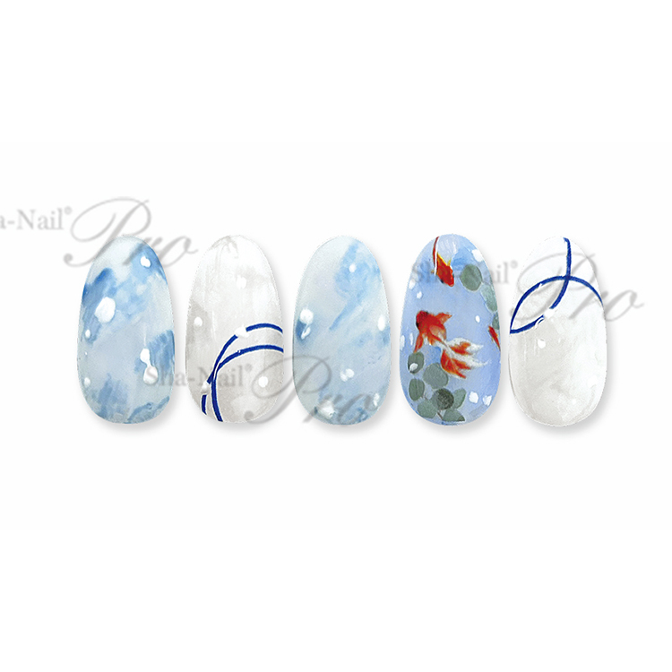 取扱終了 Sha-Nail French FR-CLB Color Line Blue/フレンチ カラーライン ブルー