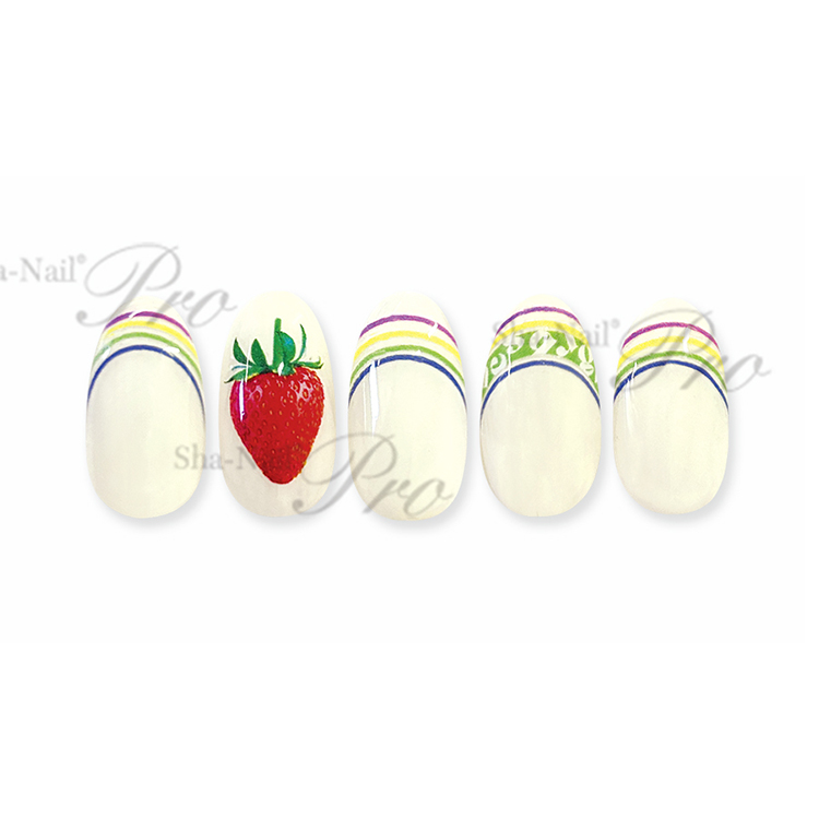 取扱終了 Sha-Nail French FR-CLGR Color Line Green/フレンチ カラーライン グリーン