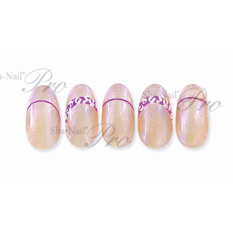 取扱終了 Sha-Nail French FR-CLP Color Line Purple/フレンチ カラーライン パープル
