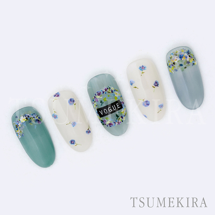取扱終了 TSUMEKIRA TSUKI プロデュース Petal blue NN-TSU-004
