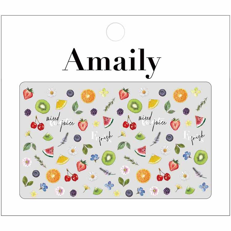 Amaily ネイルシール No.3-38 カットフルーツ