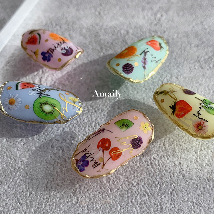 Amaily ネイルシール No.3-38 カットフルーツ