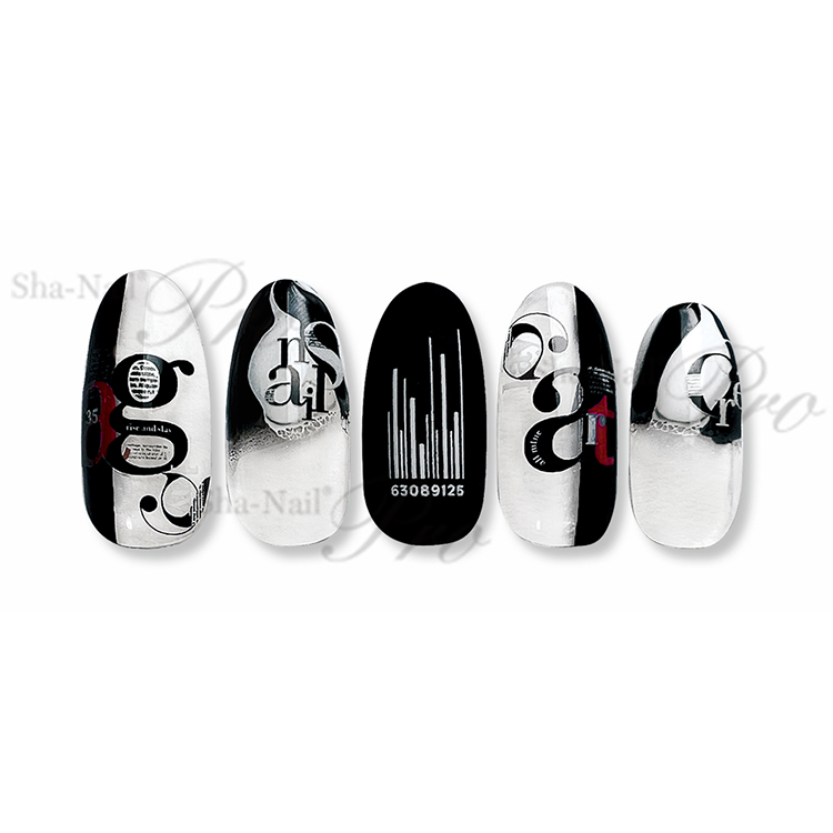 取扱終了 Sha-Nail Pro KANAE-019 Kanae TYPO -monotone- / カナエタイポ モノトーン