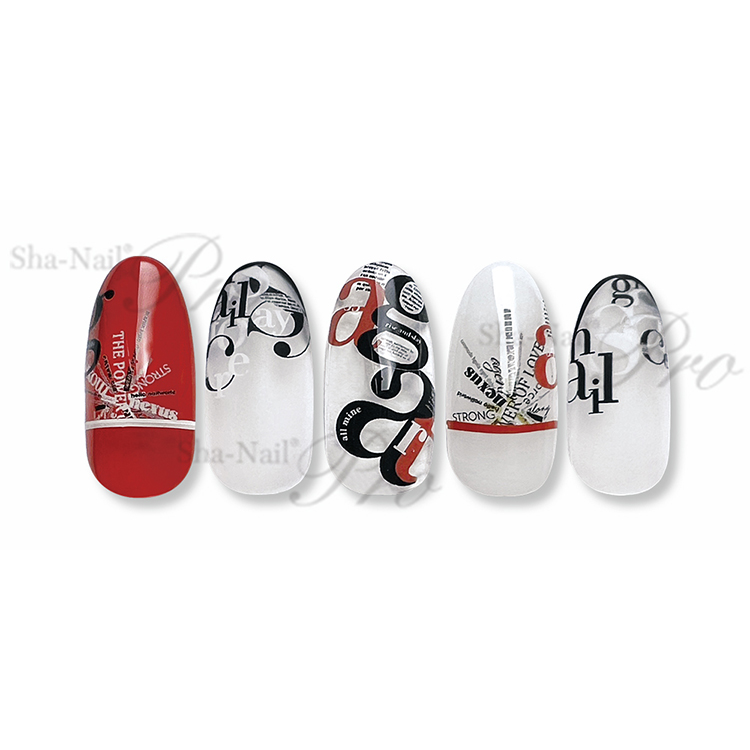取扱終了 Sha-Nail Pro KANAE-019 Kanae TYPO -monotone- / カナエタイポ モノトーン