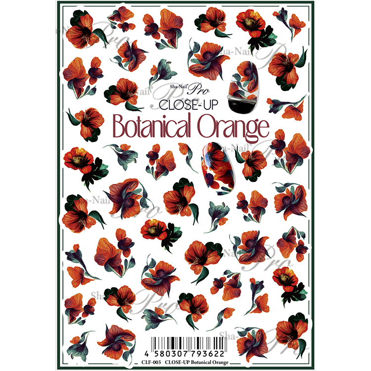 取扱終了 Sha-Nail Pro CLF-005 CLOSE-UP Botanical Orange / クローズアップボタニカル オレンジ