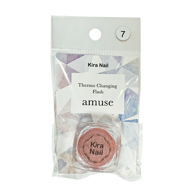 KiraNail サーモチェンジングフラッシュ アミューズ レッド No.7