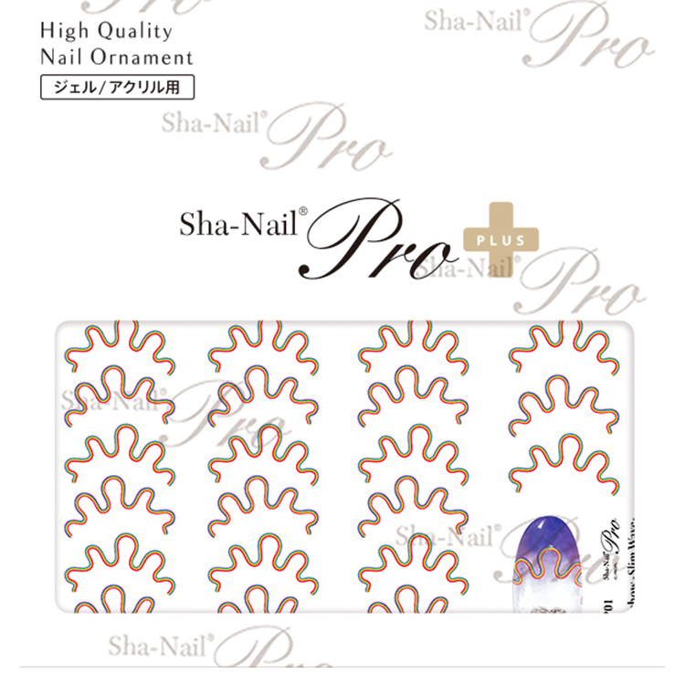 取扱終了 Sha-Nail Plus XR-P01 X Rainbow -Slim Wave- / Xレインボー スリムウェーブ