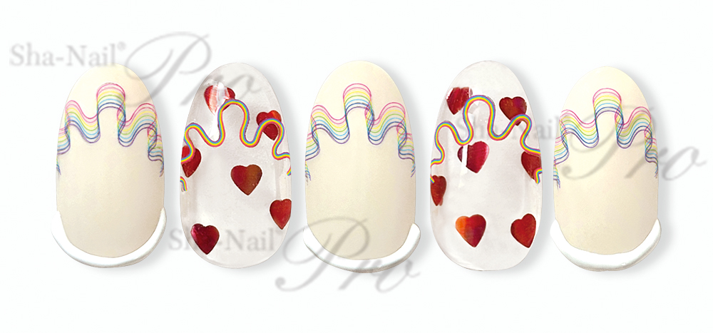 取扱終了 Sha-Nail Plus XR-P01 X Rainbow -Slim Wave- / Xレインボー スリムウェーブ