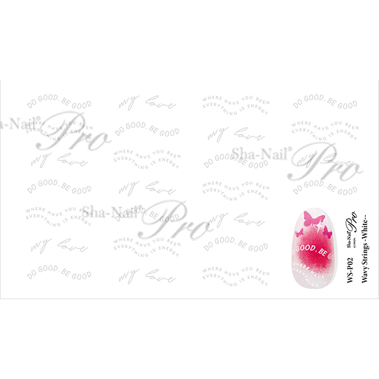 取扱終了 Sha-Nail Plus WS-P02 Wavy Strings -White- / ウェービーストリングス ホワイト