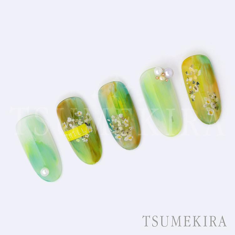 取扱終了 TSUMEKIRA NN-TSU-006 TSUKI プロデュース Petal white