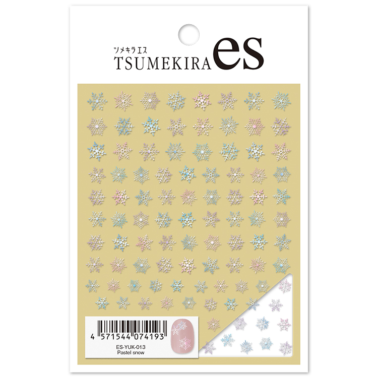 取扱終了 TSUMEKIRA es ES-YUK-013 Pastel snow