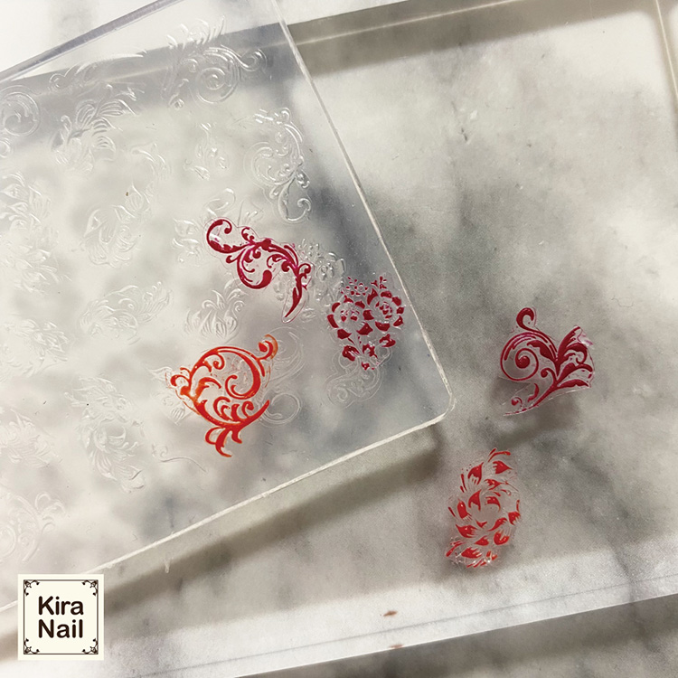 取扱終了 KiraNail 超薄型3Dアートモールド No.6
