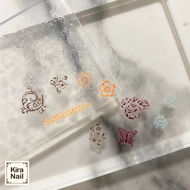 取扱終了 KiraNail 超薄型3Dアートモールド No.7