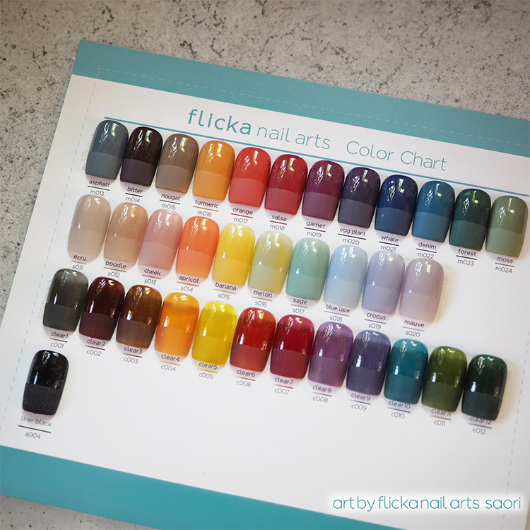 flicka nail arts カラージェル c002 クリア2