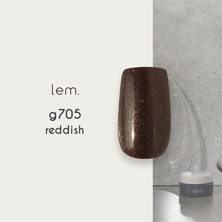 lem. カラージェル g705 レディッシュ | Nail Labo Online Shop