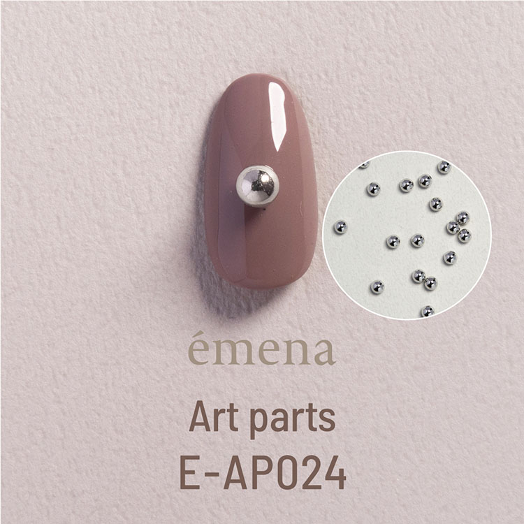 emena アートパーツ ローリングボール シルバー 4mm(40個)