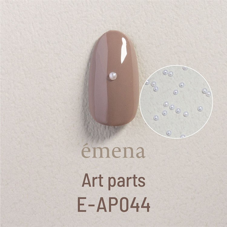 emena アートパーツ 半球パール ホワイト1.5mm(100個)